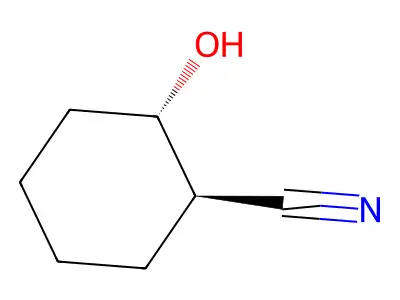 2-羟基环己烷甲腈 structure