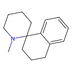 Spiro(naphthalene-1(2H),2'-piperidine), 3,4-dihydro-1'-methyl- structure