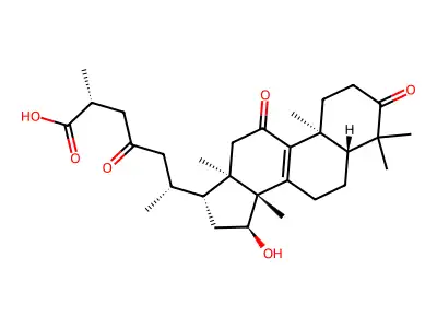 Ganolucidic acid A structure