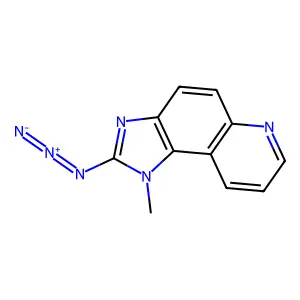 2-Azido-1-methylimidazo-(4,5-f)quinoline structure
