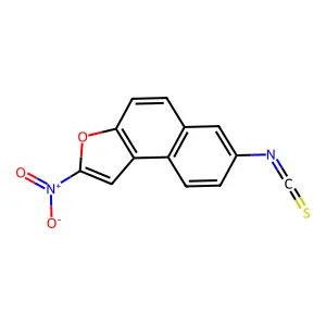 7-Isothiocyanato-2-nitronaphtho(2,1-b)furan structure