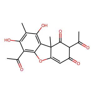 松蘿酸 structure