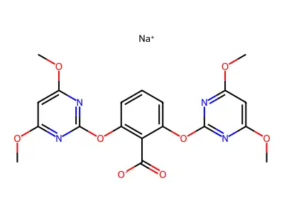 Bispyribac structure