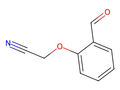 (2-Formylphenoxy)acetonitrile structure