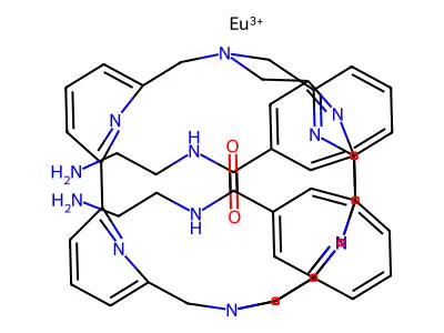 europium(III) trisbipyridine cryptate structure