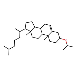 胆固醇异丙基醚 structure