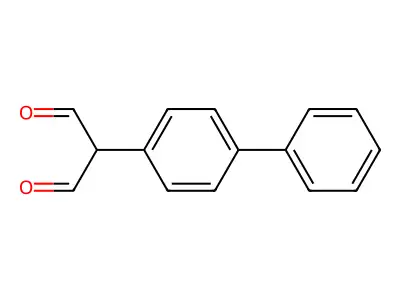 2-([1,1'-Biphenyl]-4-yl)malonaldehyde structure