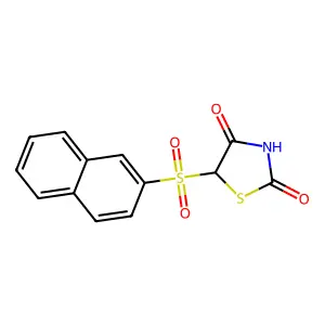 5-(2-Naphthalenylsulfonyl)-2,4-thiazolidinedione structure