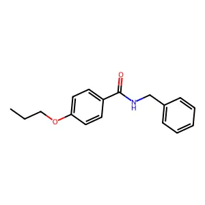 N-benzyl-4-propoxybenzamide structure