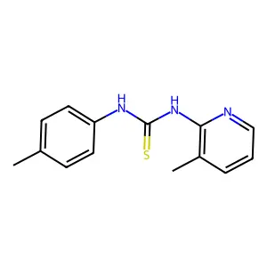 Thiourea, N-(4-methylphenyl)-N'-(3-methyl-2-pyridinyl)- structure