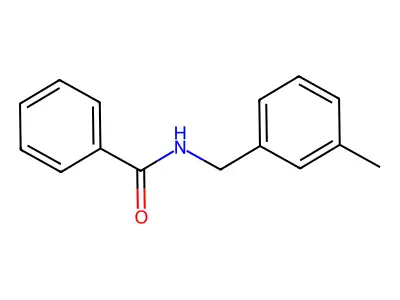 N-[(3-methylphenyl)methyl]benzamide structure