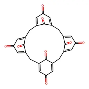 Calix(4)quinone structure