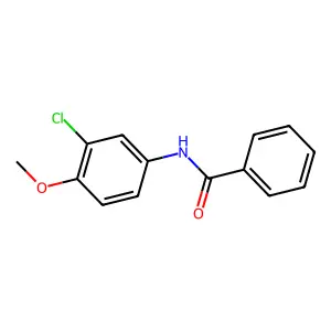 N-(3-氯-4-甲氧基苯基)苯甲酰胺 structure