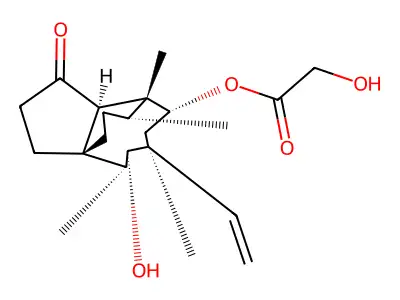 截短侧耳素 structure