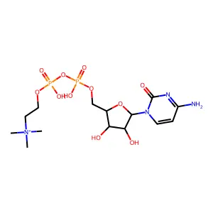 CDP-胆碱 (1+) structure