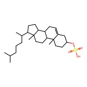 硫酸胆固醇 structure