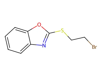 Benzoxazole, 2-[(2-bromoethyl)thio]- structure