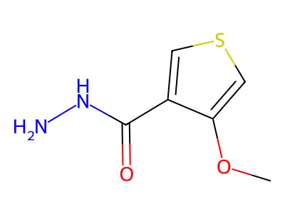4-Methoxythiophene-3-carbohydrazide structure