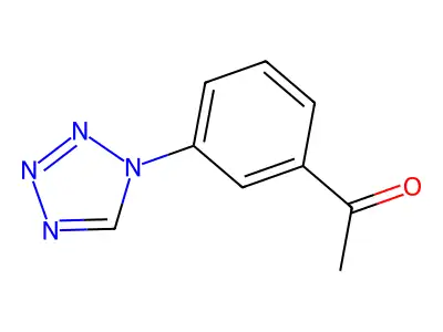 1-[3-(1H-tetrazol-1-yl)phenyl]ethanone structure
