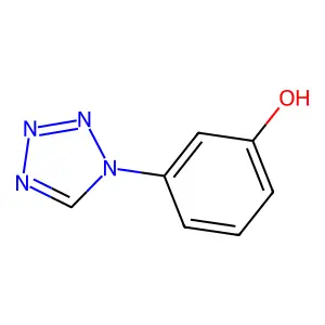 3-(1H-tetrazol-1-yl)phenol structure