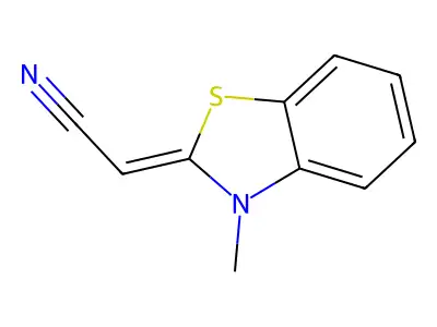 (Z)-2-[3-Methylbenzo[d]thiazol-2(3H)-ylidene]acetonitrile structure