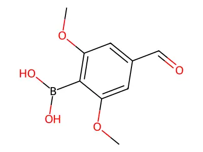 2,6-Dimethoxy-4-formylphenylboronic acid structure