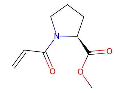 丙烯酰脯氨酸甲酯 structure