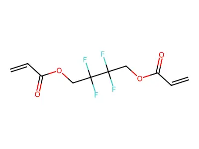(2,2,3,3-Tetrafluoro-4-prop-2-enoyloxybutyl) prop-2-enoate structure
