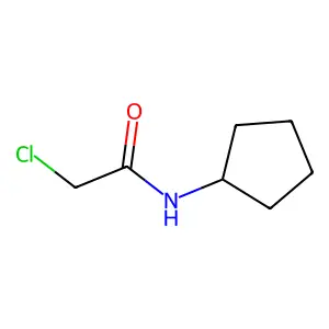 2-chloro-N-cyclopentylacetamide structure