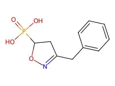 (3-Benzyl-4,5-dihydro-1,2-oxazol-5-yl)phosphonic acid structure