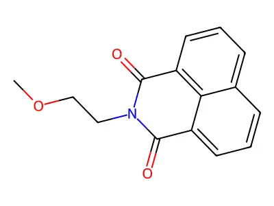 2-(2-methoxyethyl)-1H-benzo[de]isoquinoline-1,3(2H)-dione structure