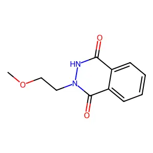 2,3-Dihydro-2-(2-methoxyethyl)-1,4-phthalazinedione structure