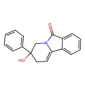 5-Hydroxy-5-phenyl-7-azatricyclo(7.4.0.0(2,7))trideca-2,9(1),10,12-tetraen-8-one structure