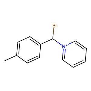 1-(Bromo(4-methylphenyl)methyl)pyridinium structure