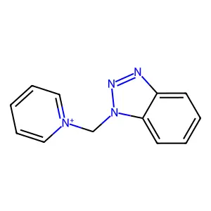 1-((1H-Benzotriazol-L-yl)methyl)pyridinium structure