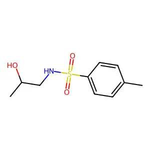 N-[(2S)-2-hydroxypropyl]-4-methylbenzene-1-sulfonamide structure