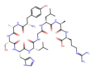 complement C3a, (Tyr-70-77) structure