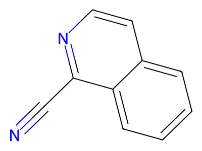 1-异喹啉甲腈 structure