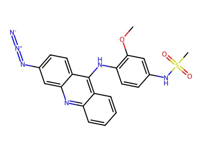3-Azidoamsacrine structure