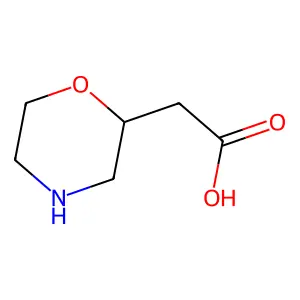 (R)-2-Morpholineacetic acid structure