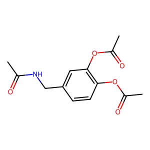 4-[(Acetylamino)methyl]-2-(acetyloxy)phenyl acetate structure