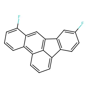 Benzo(b)fluoranthene, 6,9-difluoro- structure
