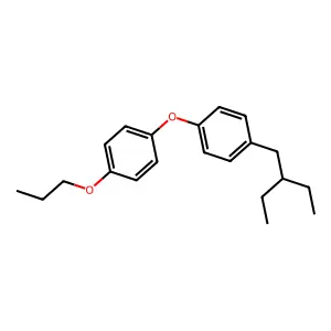 Benzene, 1-(4-(2-ethylbutyl)phenoxy)-4-propoxy- structure