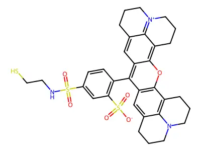 Texas Red-2-Sulfonamidoethyl Mercaptan structure
