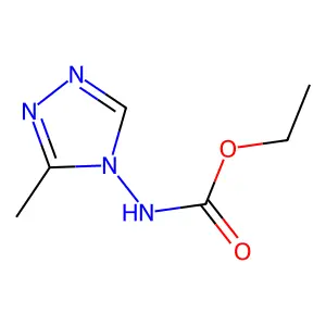ethyl N-(3-methyl-1,2,4-triazol-4-yl)carbamate structure