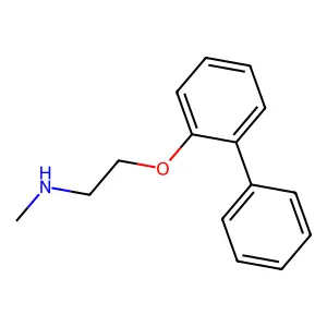 N-methyl-2-(2-phenylphenoxy)ethanamine structure