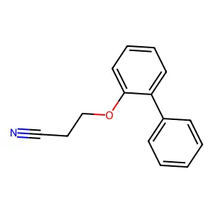3-(2-Phenylphenoxy)propanenitrile structure