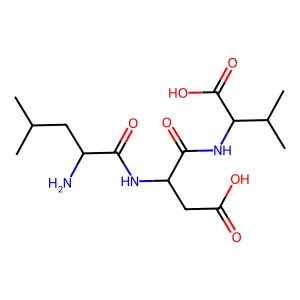 Leucyl-aspartyl-valine structure