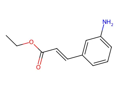 Ethyl 3-(3-aminophenyl)prop-2-enoate structure