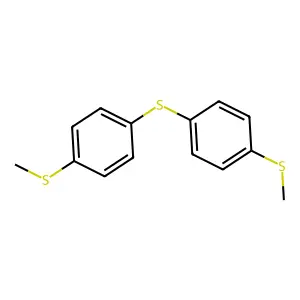 Benzene, 1,1'-thiobis[4-(methylthio)- structure